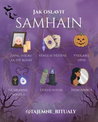Jak oslavit Samhain 🍂🕯️ Samhain je tradiční keltský svátek přechodu mezi roky. Končí starý cyklus a začíná nový. Je to čas...